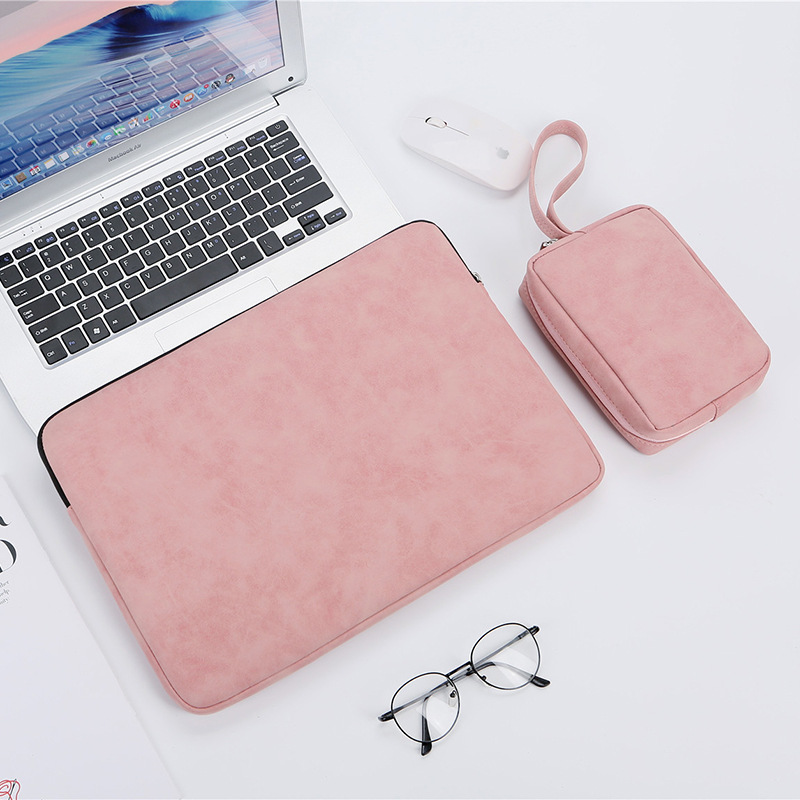 Baggery Laptop Sleeve Pink mit Etui